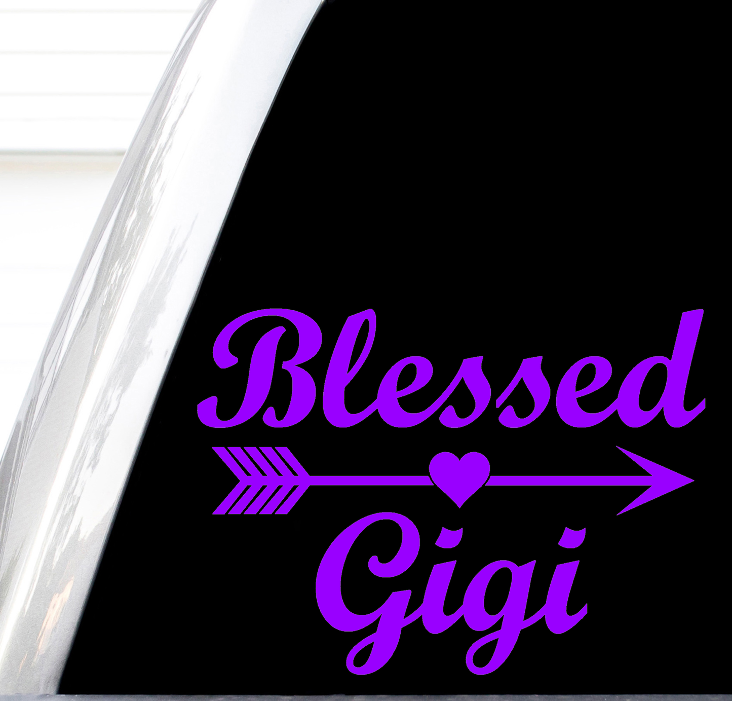 Blessed Gigi Decal, H 5 By L 7 Inches