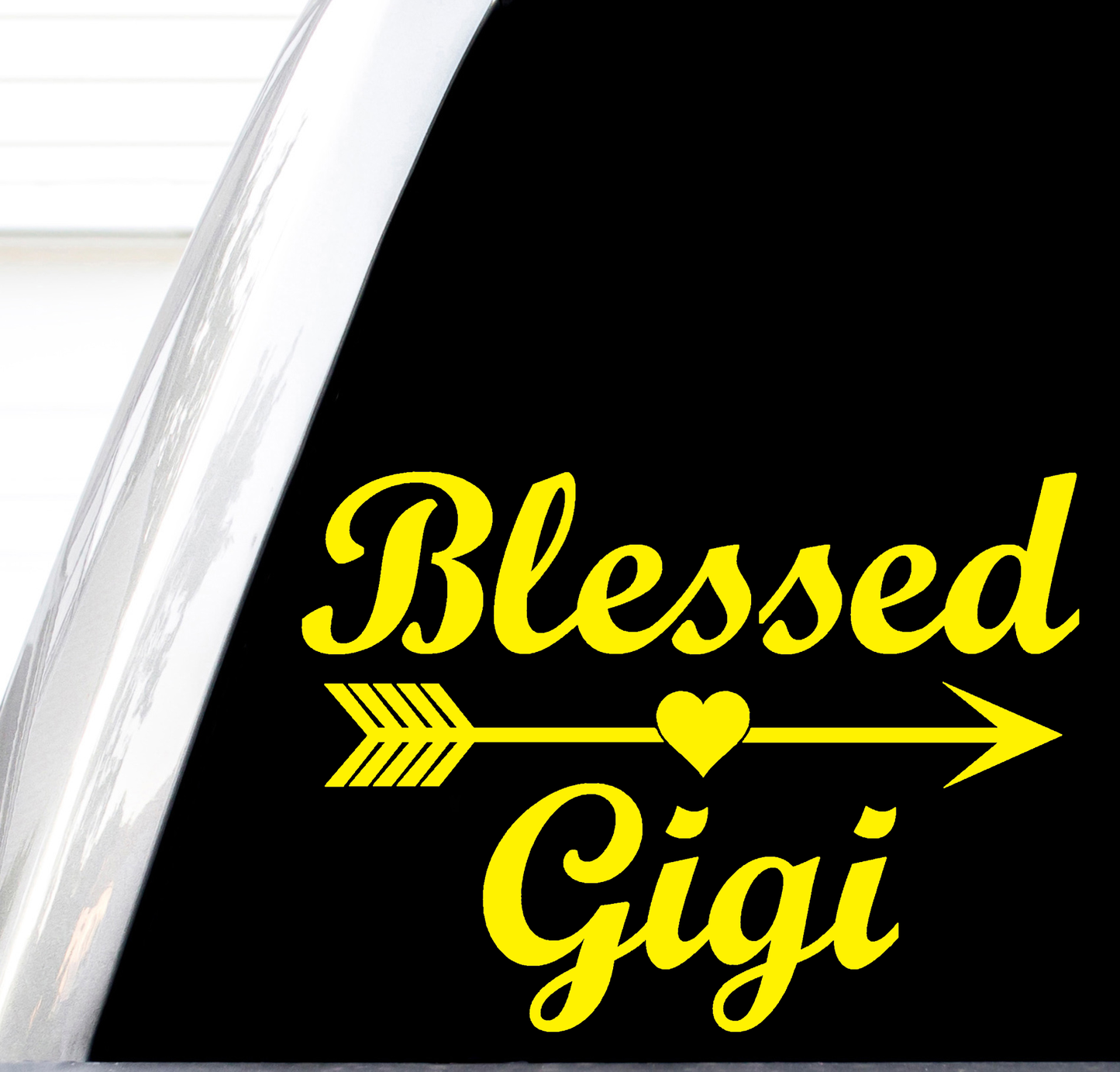 Blessed Gigi Decal, H 5 By L 7 Inches