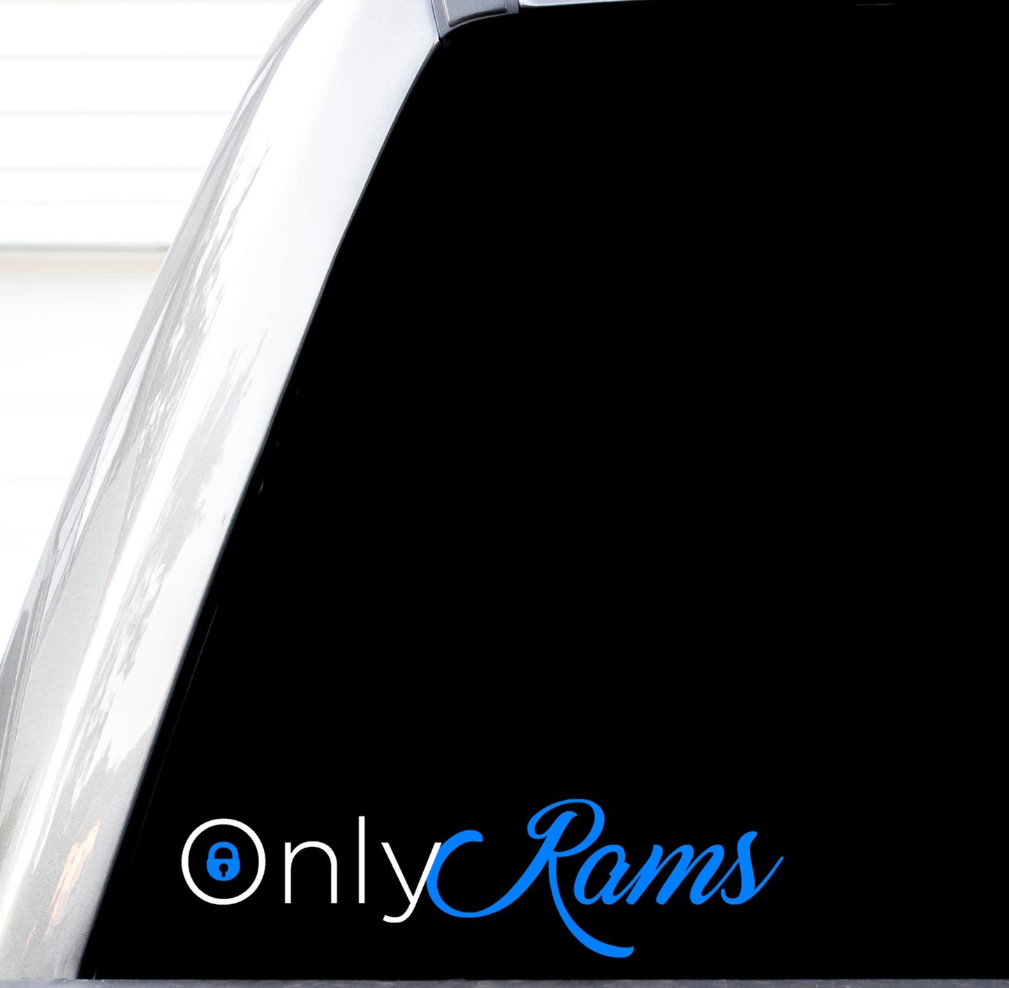 Only Rams Decal, Funny Off Road 4x4 Stickers, Dodge The Father Ram The Daughter