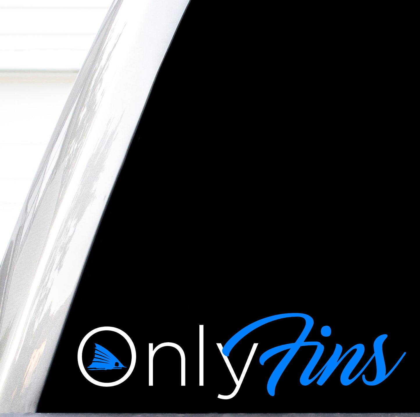 Only Fins Decal, Red Drum, Fishing, Hunting, Bass, Deer, Blue Marlin, Crappie, Trout, Redfish